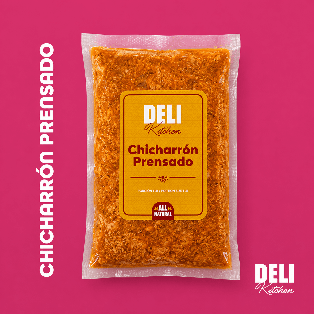Deli Kitchen Chicharrón Prensado prepared dish