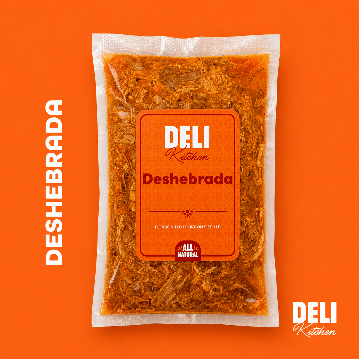 Deli Kitchen Deshebrada frozen pack