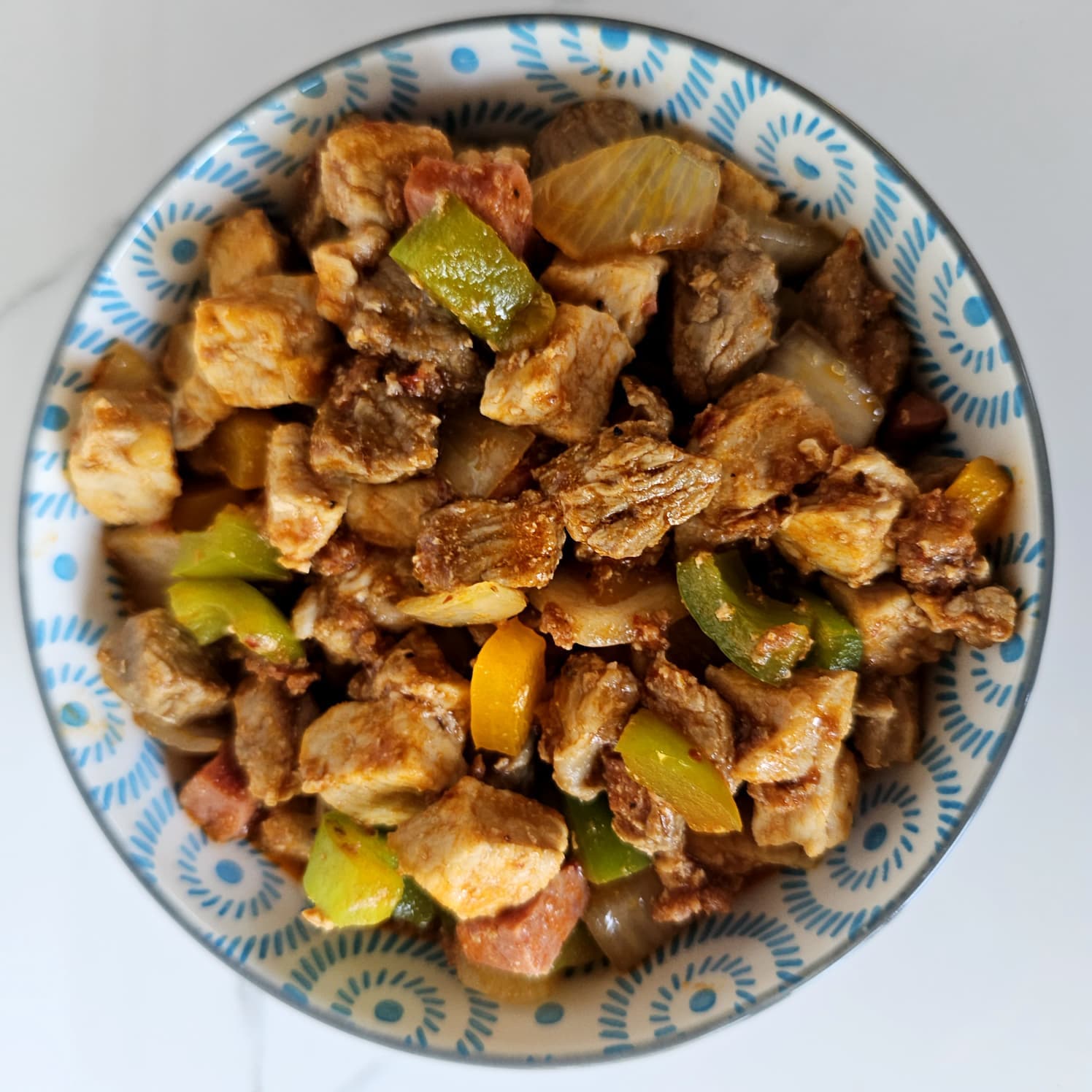 Discada prepared dish