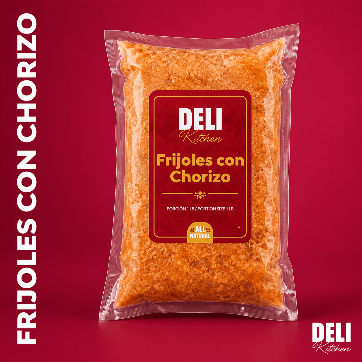 Deli Kitchen Frijoles con Chorizo frozen pack