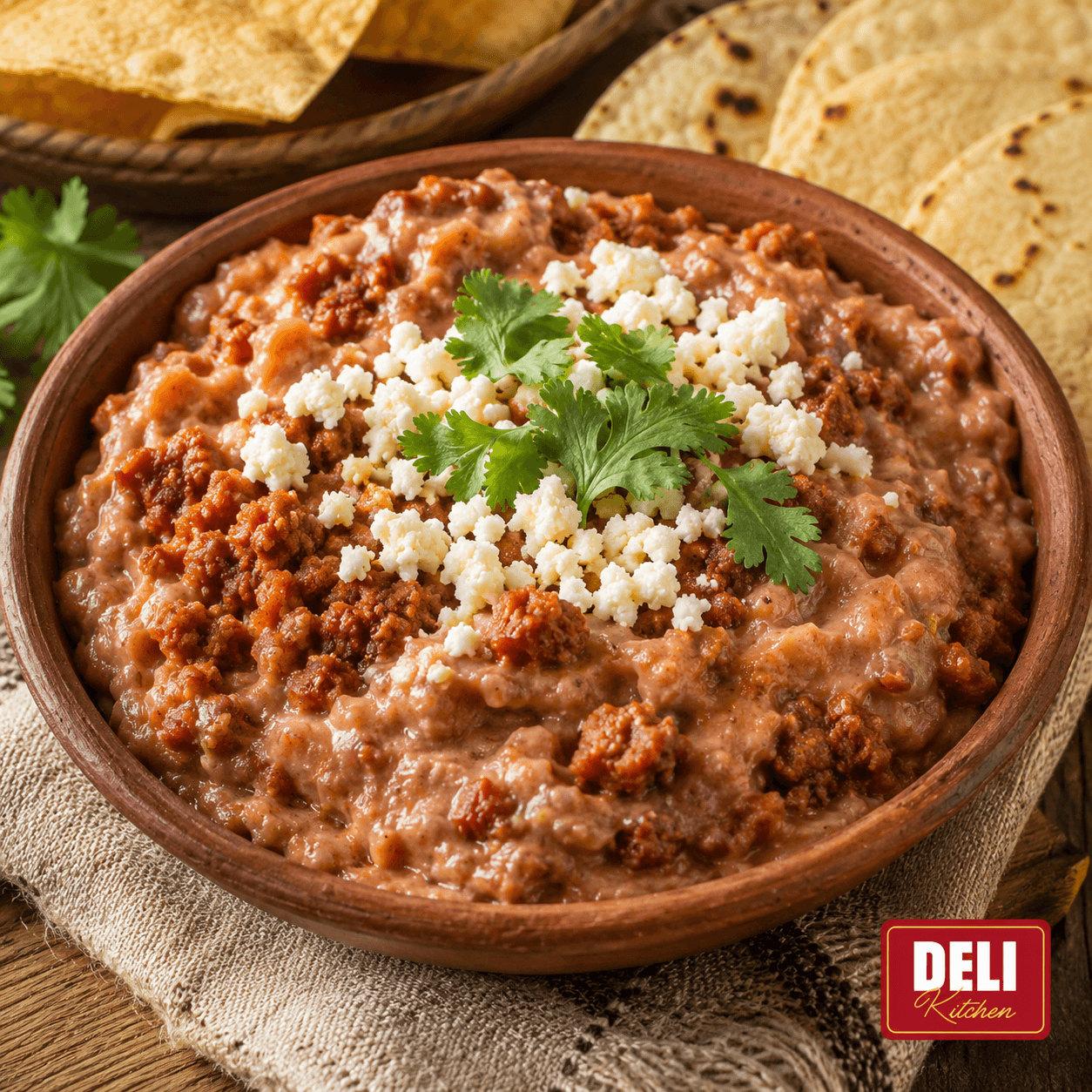 Frijoles con Chorizo prepared dish