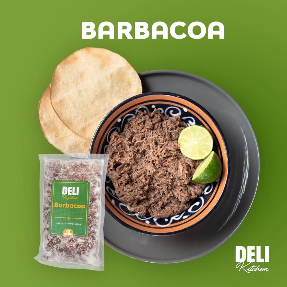 Deli Kitchen Barbacoa served with tortillas